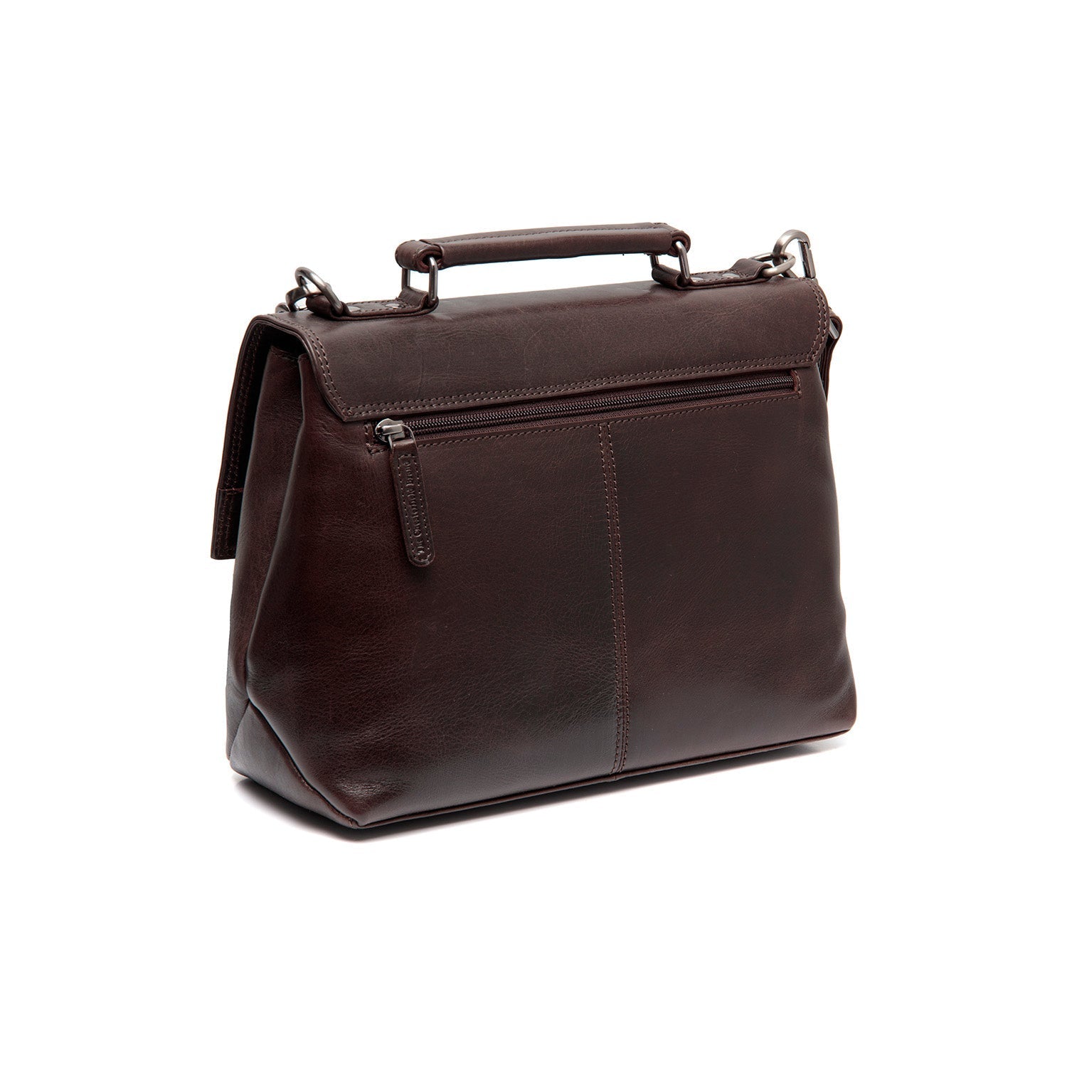 Brown Leather Handbag Renata, detail view 5
