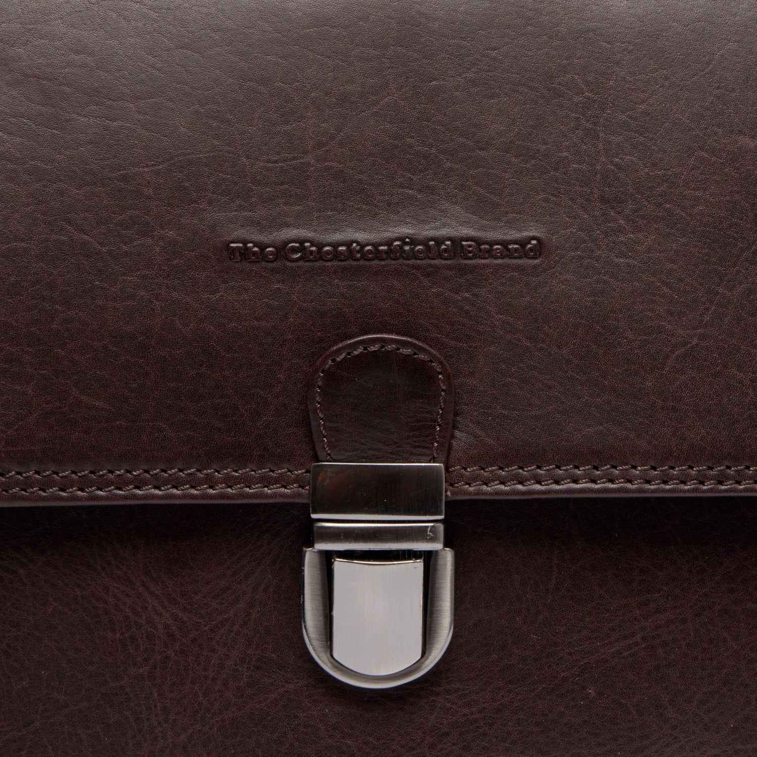 Brown Leather Handbag Renata, product view 3
