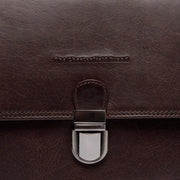 Brown Leather Handbag Renata, product view 3