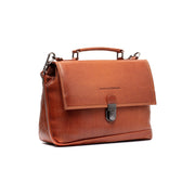 Cognac Leather Handbag Renata, front view