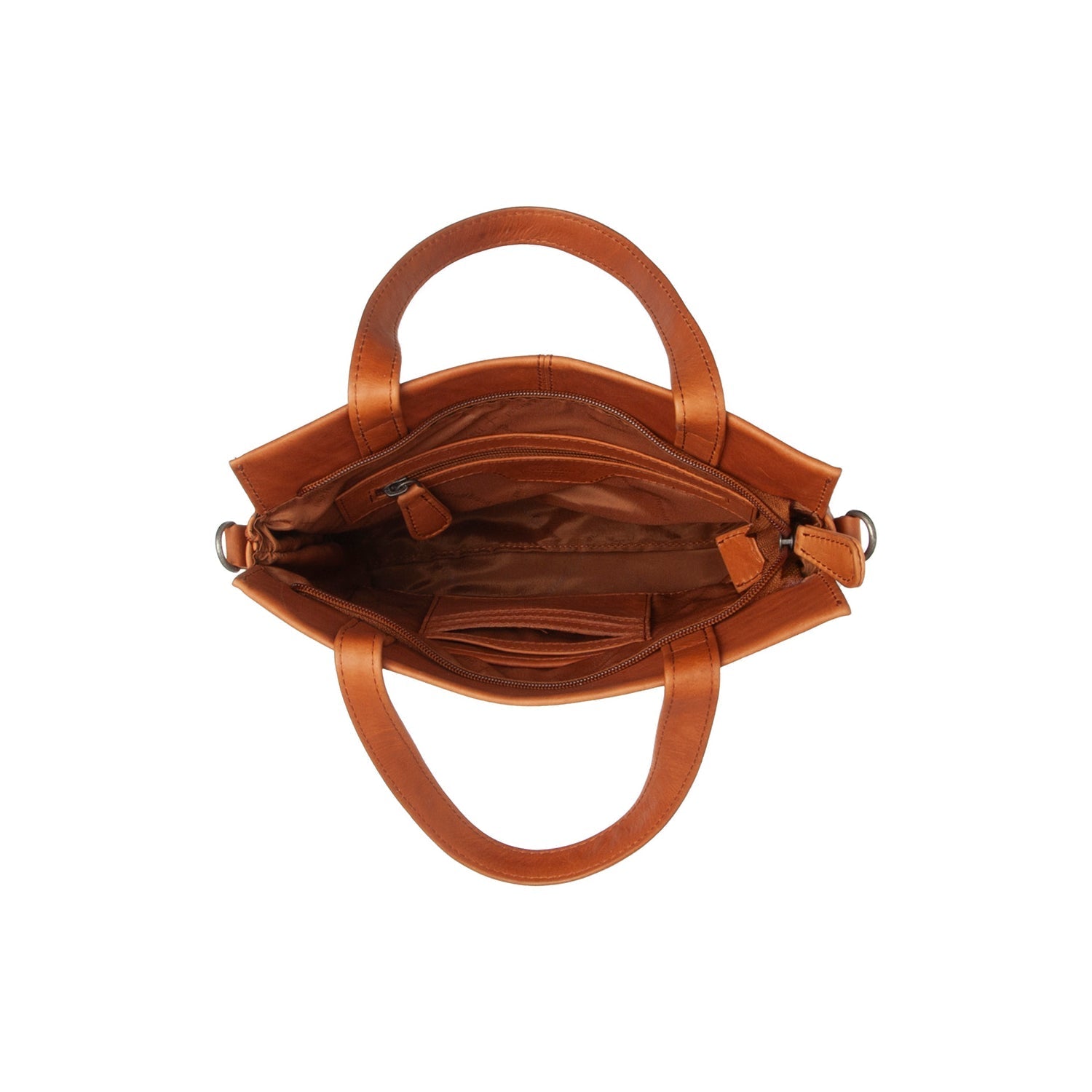 Cognac Leather Handbag Rivington, detail view 1