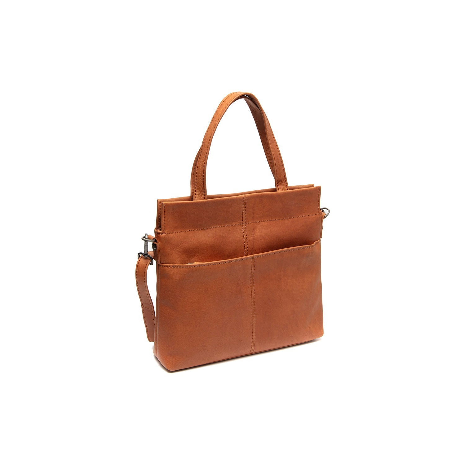 Cognac Leather Handbag Rivington, detail view 4