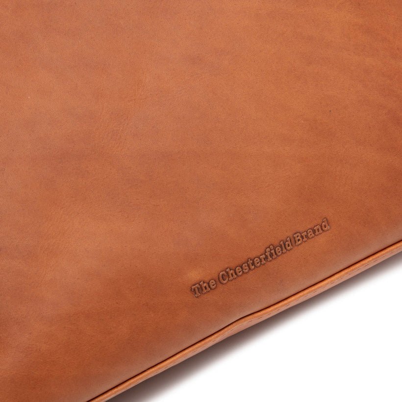 Cognac Leather Handbag Rivington, front view