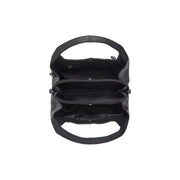 Black Leather Handbag Salina, detail view 5