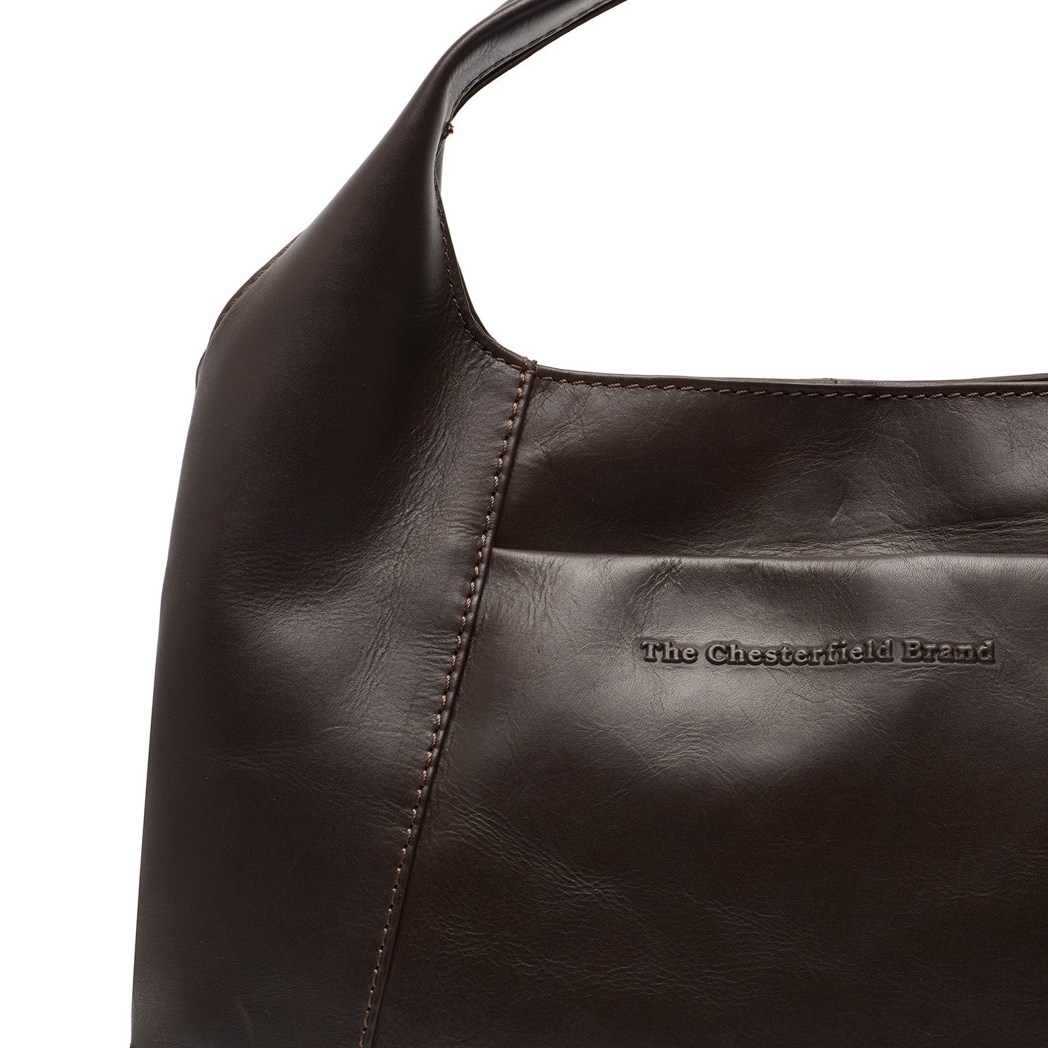 Brown Leather Handbag Salina, product view 2