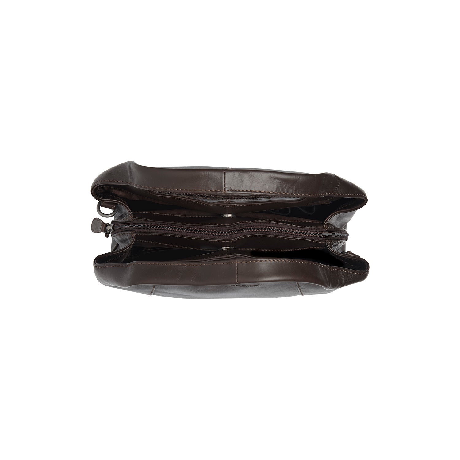 Brown Leather Handbag Salina, product view 3