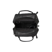Black Leather Handbag Solvin, detail view 3