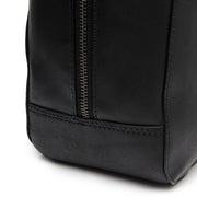 Black Leather Handbag Solvin, product view 3