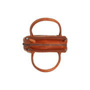 Cognac Leather Handbag Solvin, product view 2