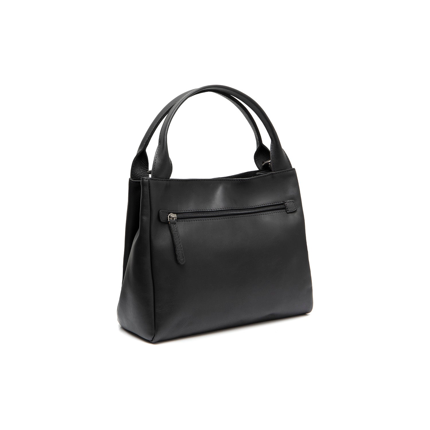 Black Leather Handbag Tenara, detail view 5