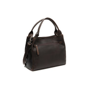 Brown Leather Handbag Tenara, detail view 4