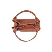 Cognac Leather Handbag Tenara, detail view 1
