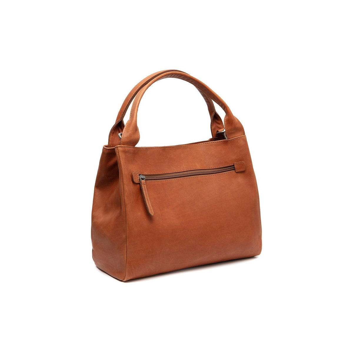 Cognac Leather Handbag Tenara, detail view 4
