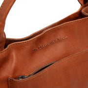 Cognac Leather Handbag Tenara, product view 2