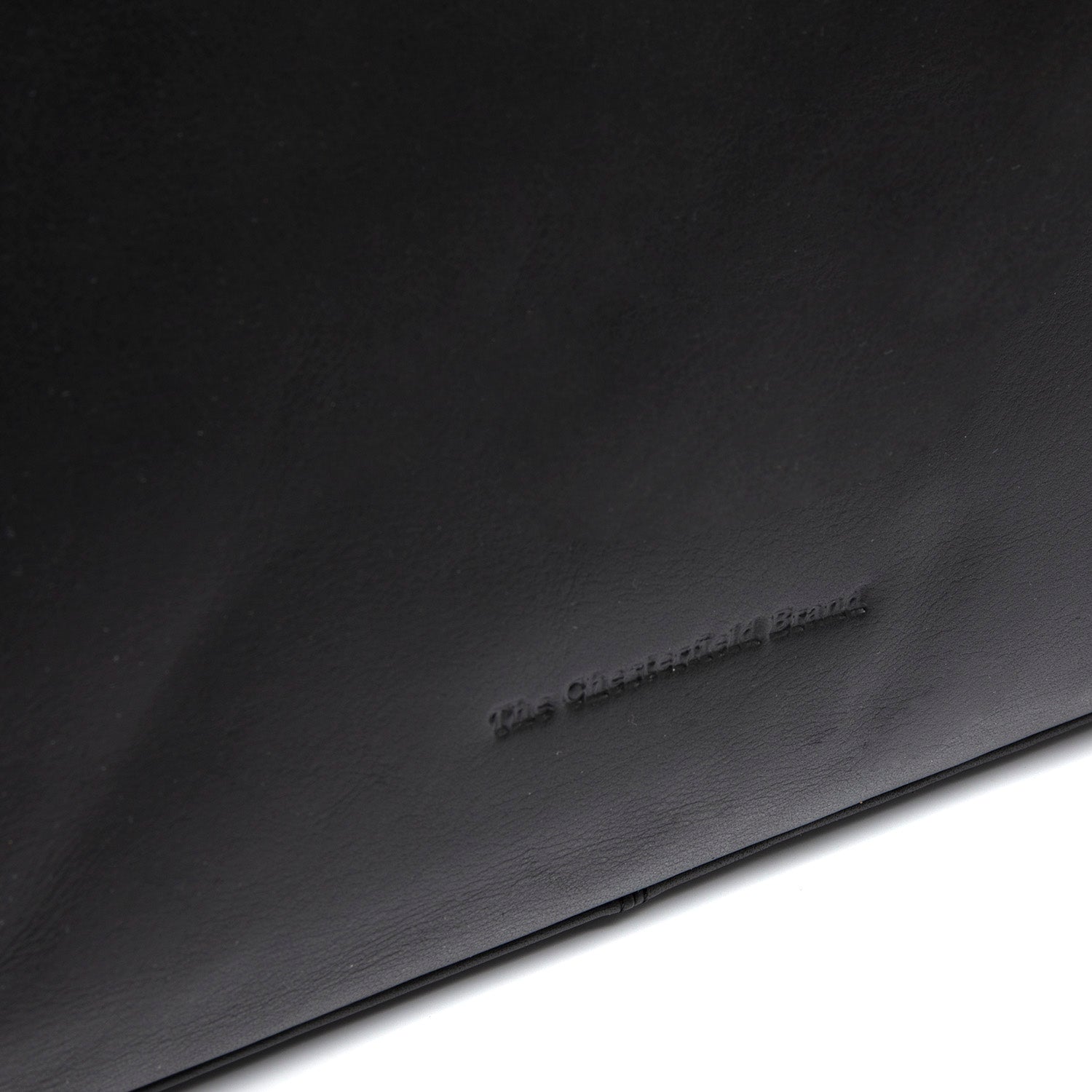 Black Leather Handbag Valmonte, detail view 3