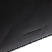 Black Leather Handbag Valmonte, detail view 3