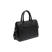 Black Leather Handbag Valmonte, detail view 5