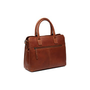 Cognac Leather Handbag Valmonte, detail view 4
