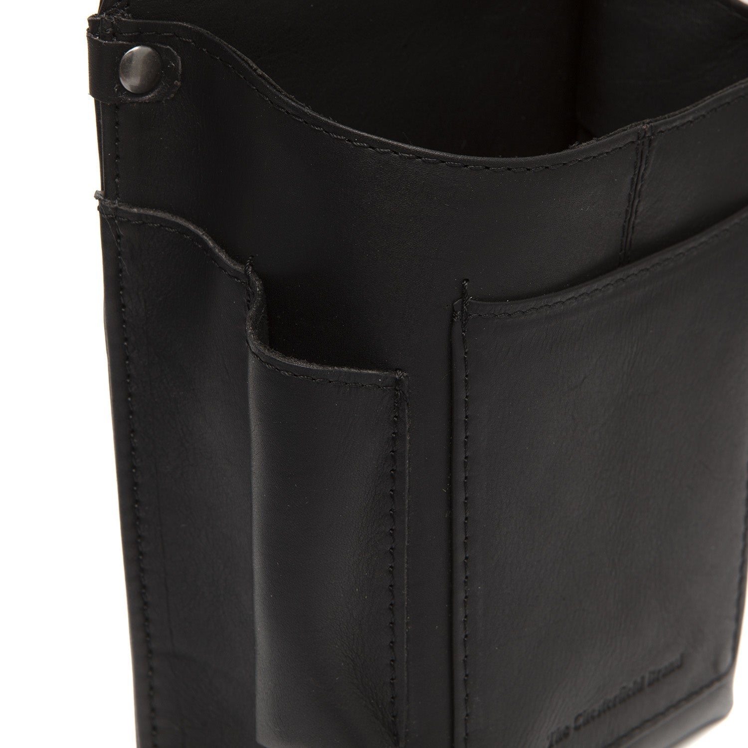 Black Leather Holster for Waiter Wallet Taiwan, detail view 1