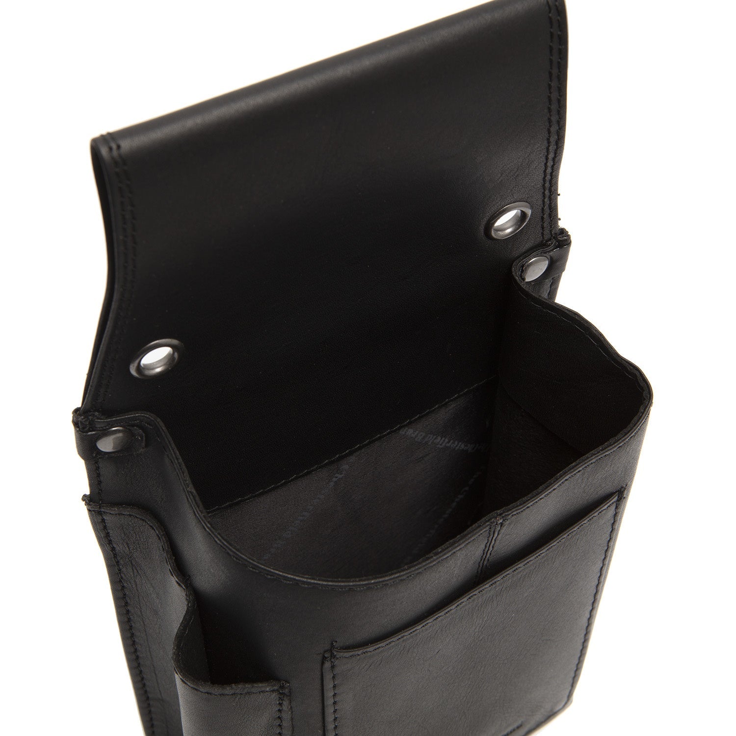 Black Leather Holster for Waiter Wallet Taiwan, detail view 3