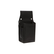 Black Leather Holster for Waiter Wallet Taiwan, front view