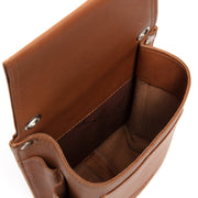 Cognac Leather Holster for Waiter Wallet Taiwan, detail view 5