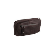 Brown Leather Key Case Corey, detail view 3
