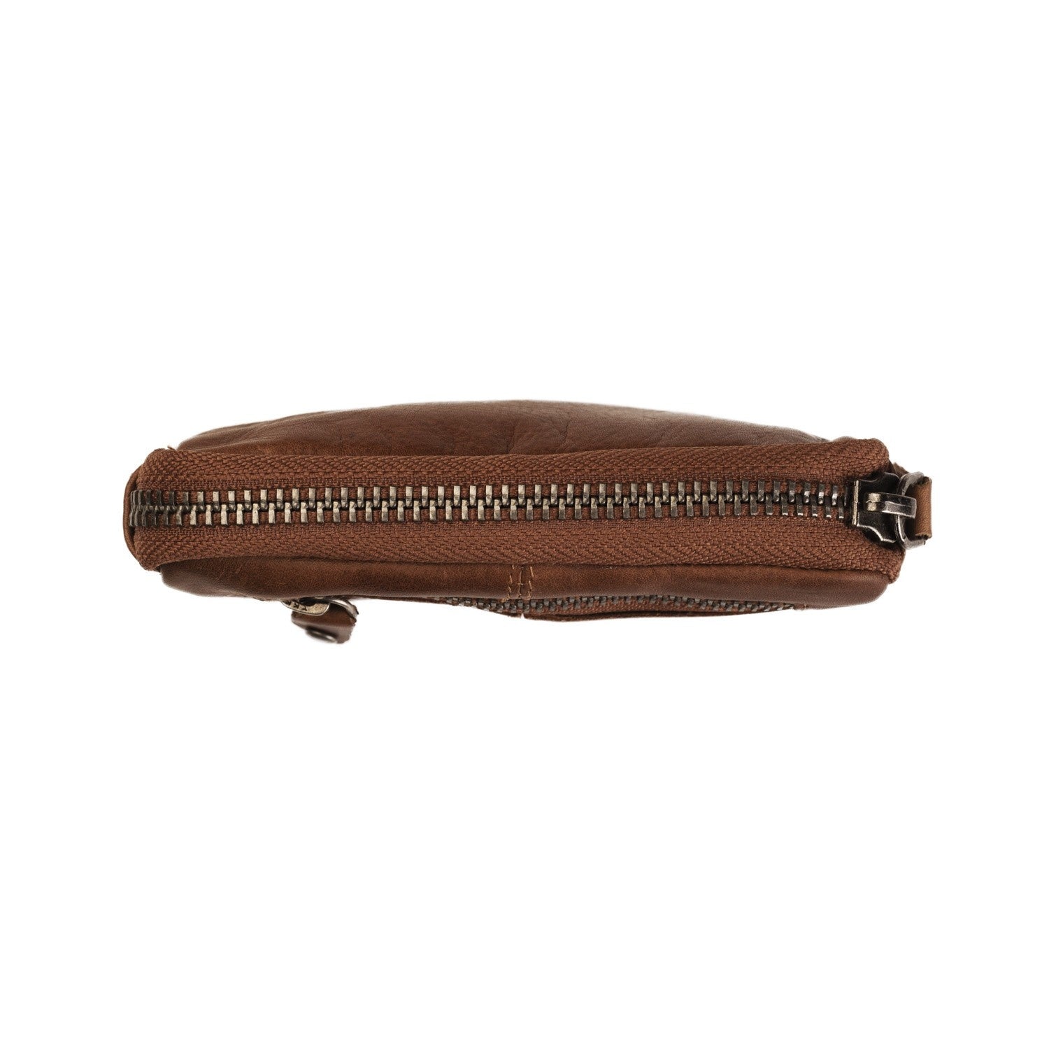 Cognac Leather Key Case Corey, detail view 1
