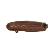 Cognac Leather Key Case Corey, detail view 1