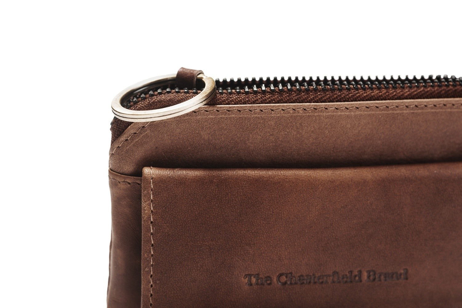 Brown Leather Key Case Oliver, product view 3