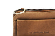 Cognac Leather Key Case Oliver, detail view 1
