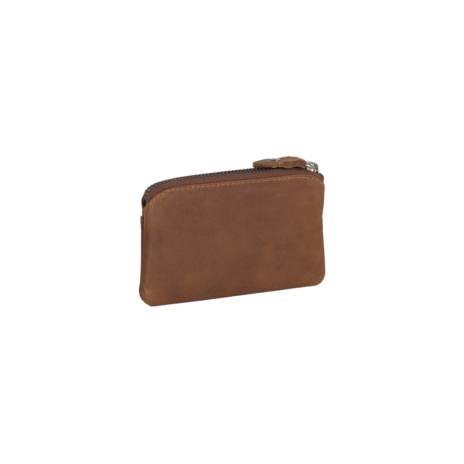 Cognac Leather Key Case Oliver, detail view 4
