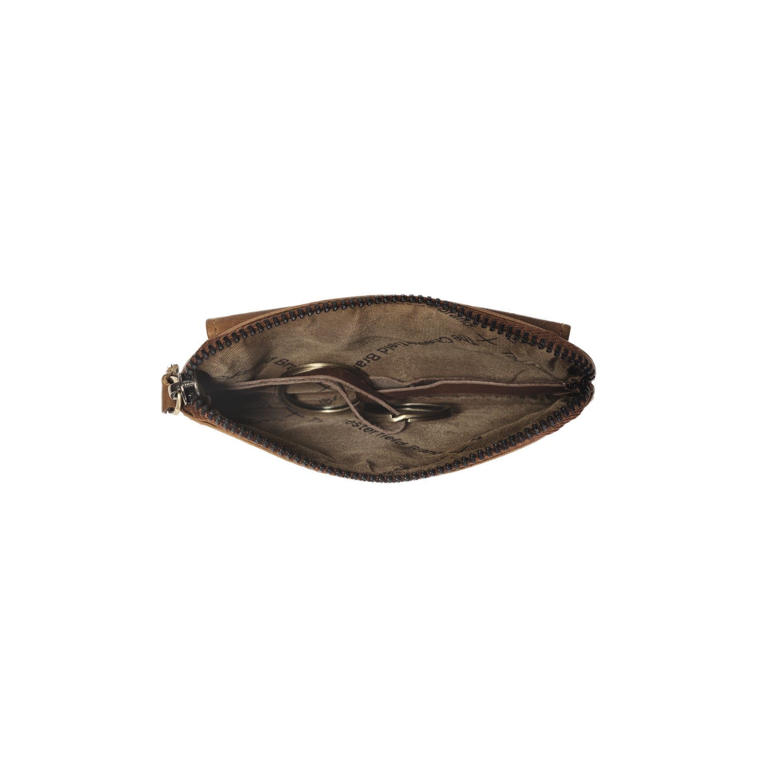 Cognac Leather Key Case Oliver, product view 3