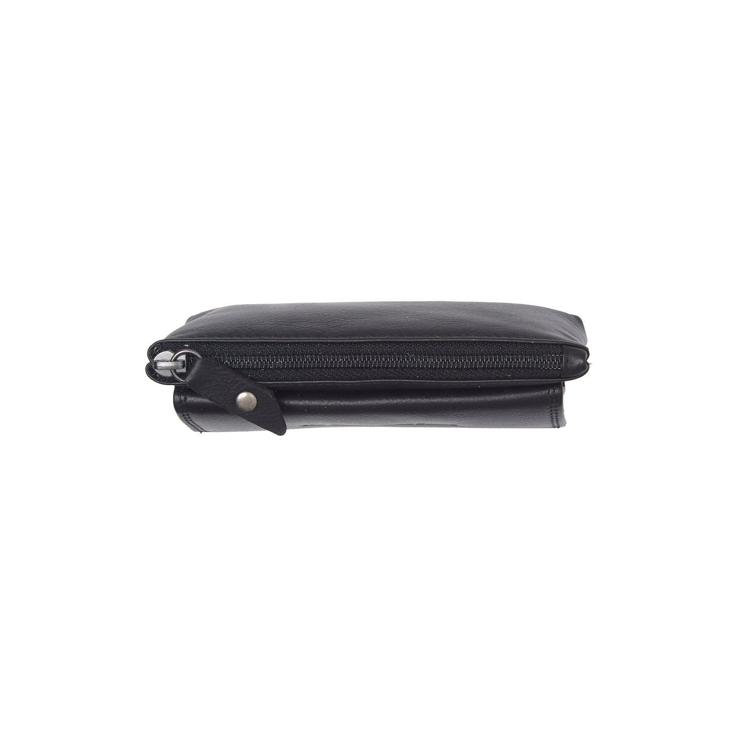 Black Leather Key Case Torano, detail view 4