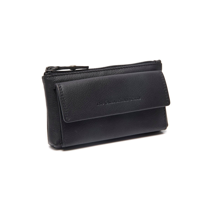 Black Leather Key Case Torano, front view