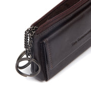 Brown Leather Key Case Torano, detail view 1
