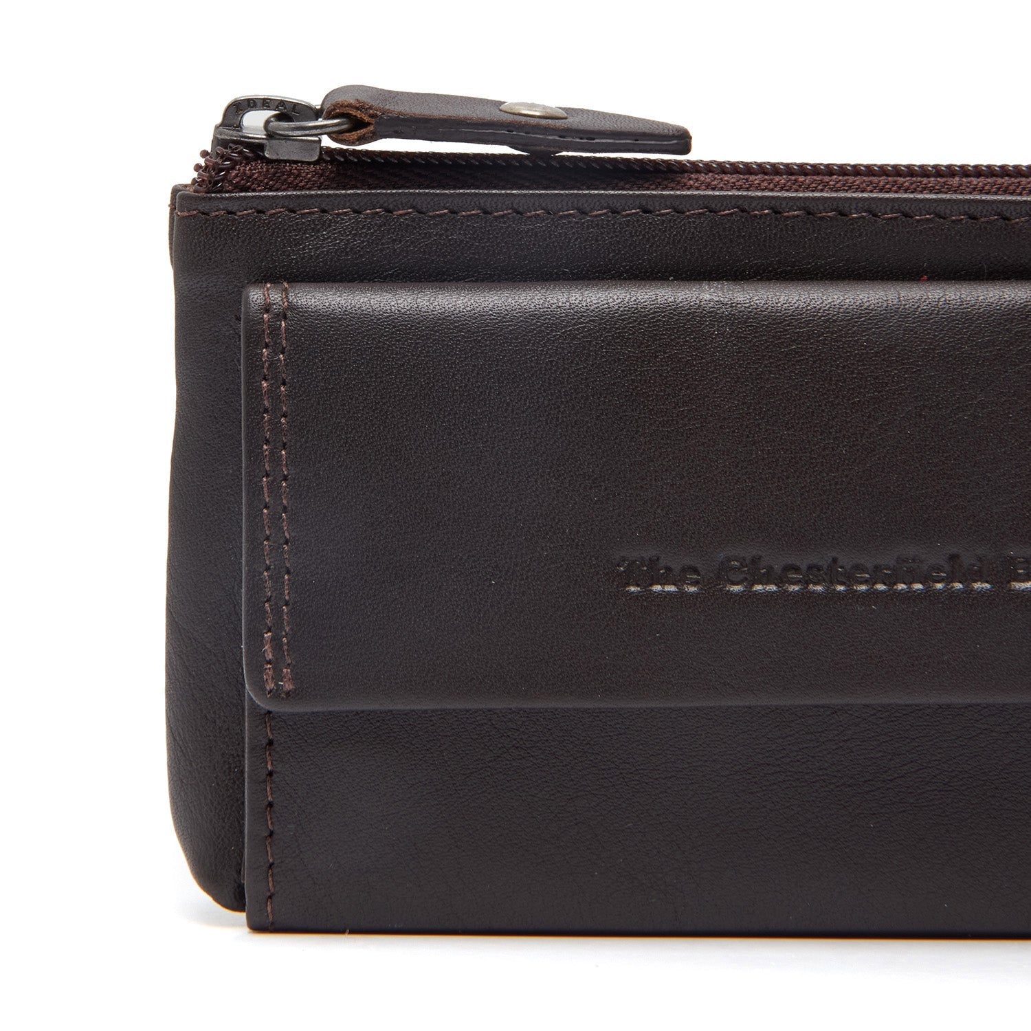 Brown Leather Key Case Torano, detail view 3