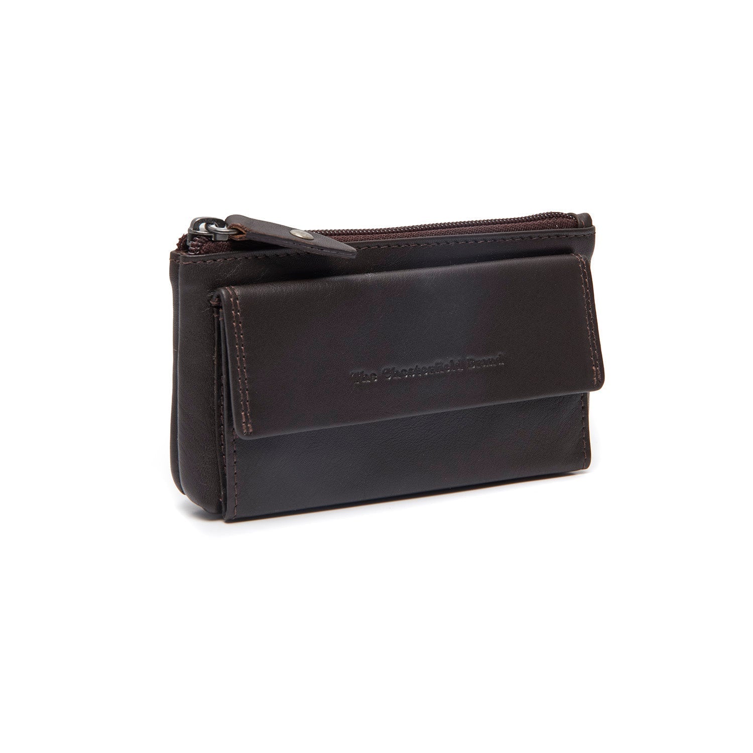 Brown Leather Key Case Torano, front view
