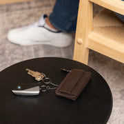 Brown Leather Key Case Torano, product view 3