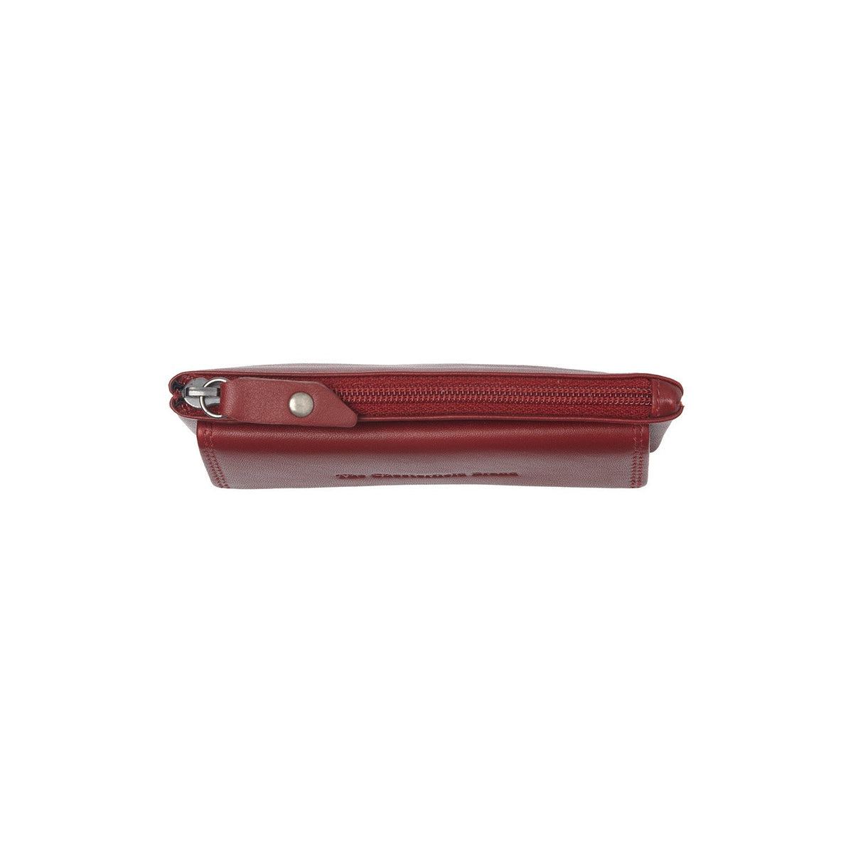 Red Leather Key Case Torano, detail view 3