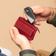 Red Leather Key Case Torano, product view 2