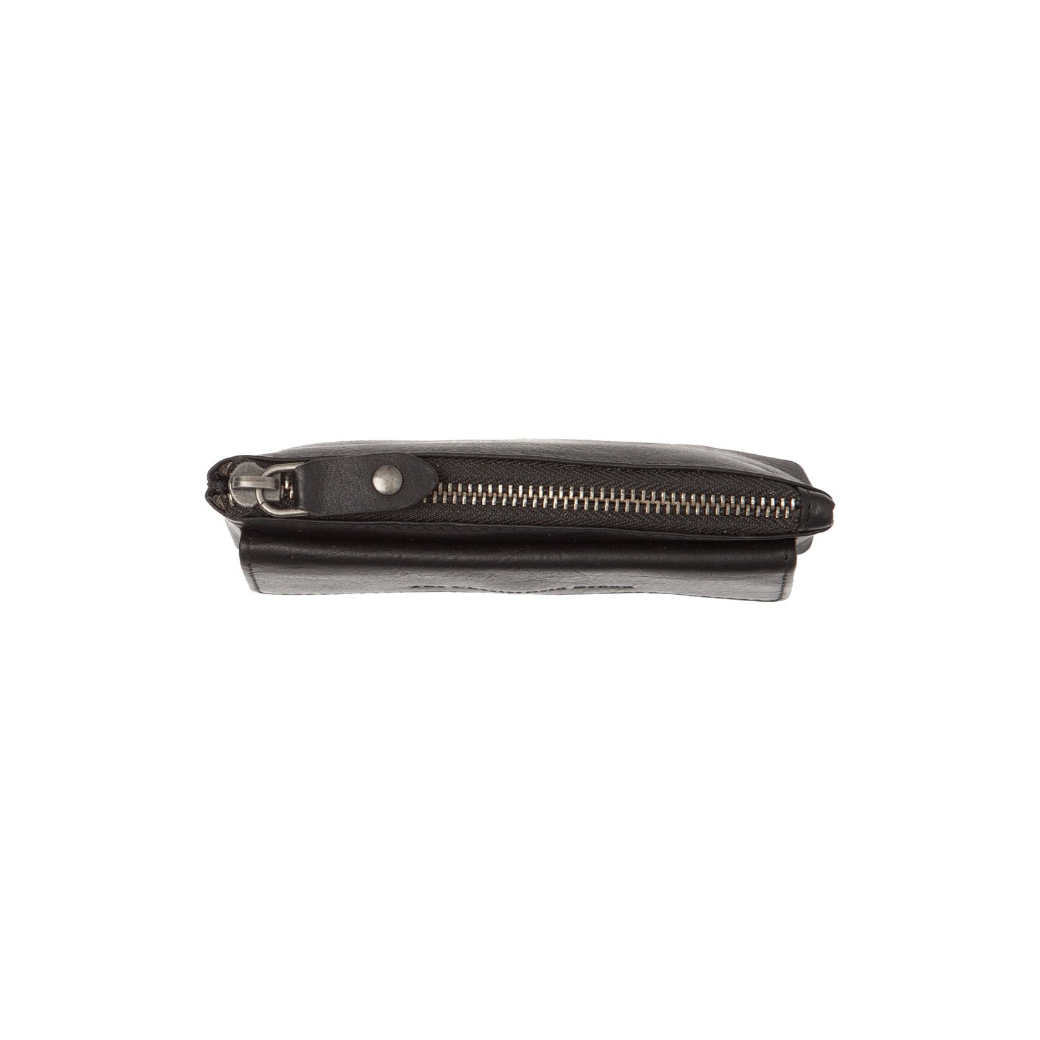 Black Leather Key Case Violette, detail view 1
