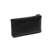 Black Leather Key Case Violette, detail view 4