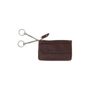 Brown Leather Key Case Violette, detail view 3