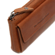 Cognac Leather Key Case Violette, product view 2