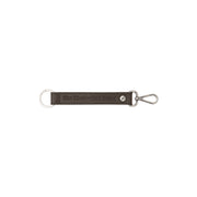 Brown Leather Key Ring, front view