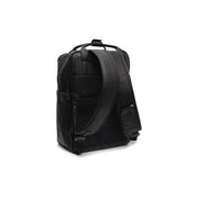 Black Leather Laptop Backpack Calden, detail view 7