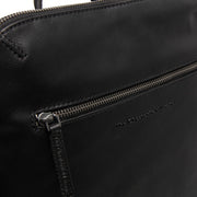 Black Leather Laptop Backpack Filmore, detail view 4