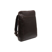 Brown Leather Laptop Backpack Filmore, front view
