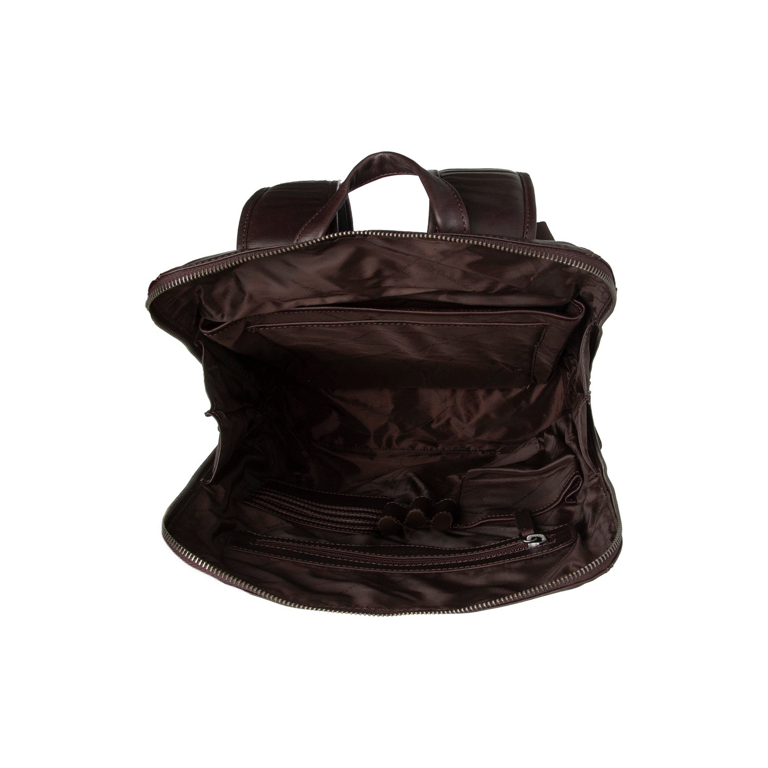 Brown Leather Laptop Backpack Filmore, product view 3